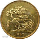 ビクトリア5ポンド1887年
39.94/917gold
Cleaning