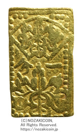 慶長一分判金は慶長6年から元禄8年(1601~1695)に鋳造されました。
品位 金857 / 銀143 量目 4.4g 前期
鑑定書 令和8年1月13日発行