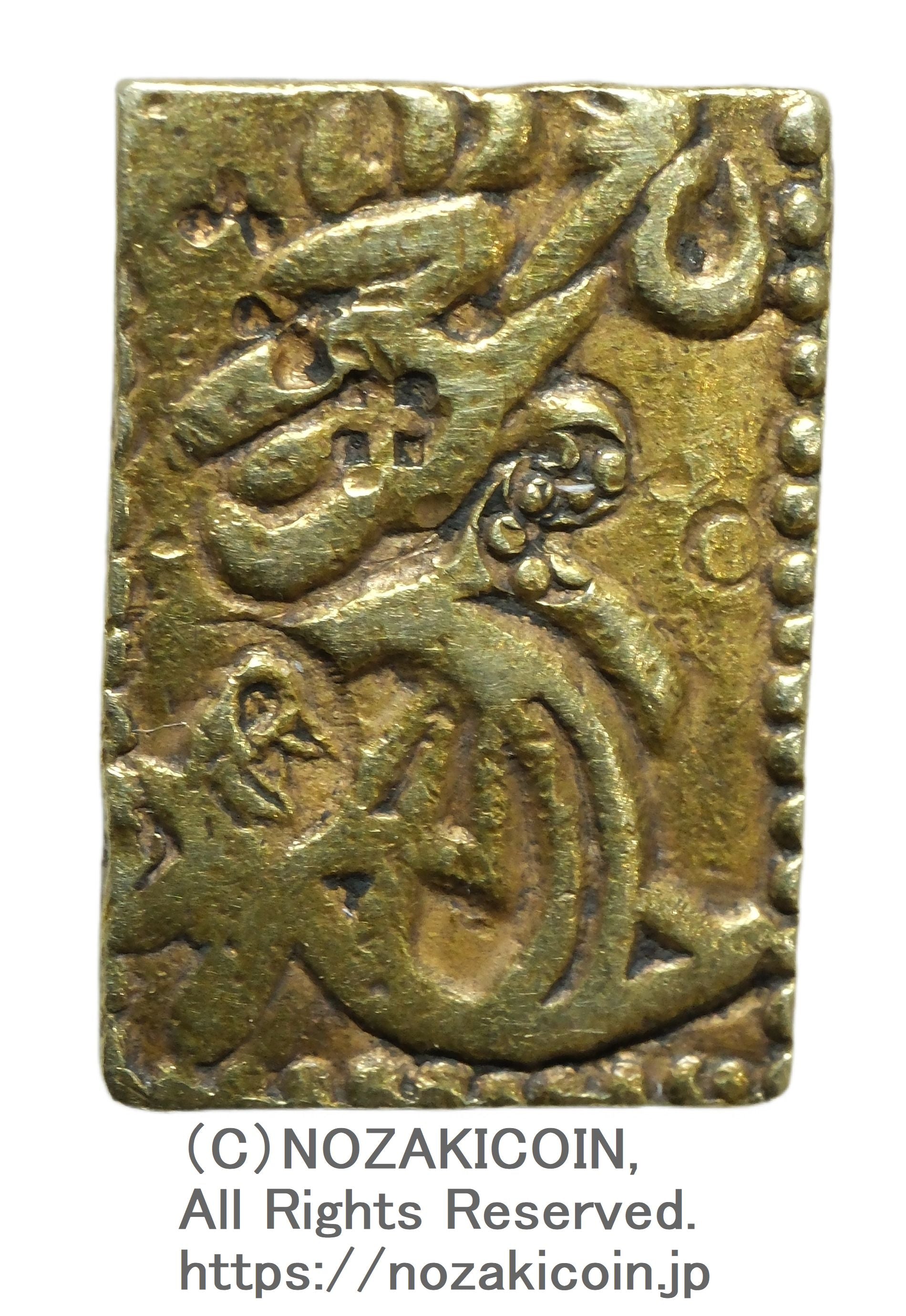 金錠 金弊 古董品 重さ278.4g 元禄一分金 鑑定書付 940 – 野崎コイン