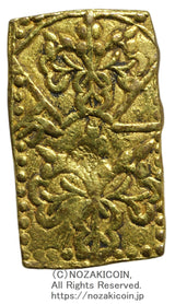 宝永一分判金は宝永7年から正徳4年(1710~1714)に鋳造されました。
品位 金834 / 銀166 量目 2.4g
鑑定書(令和8年4月7日)