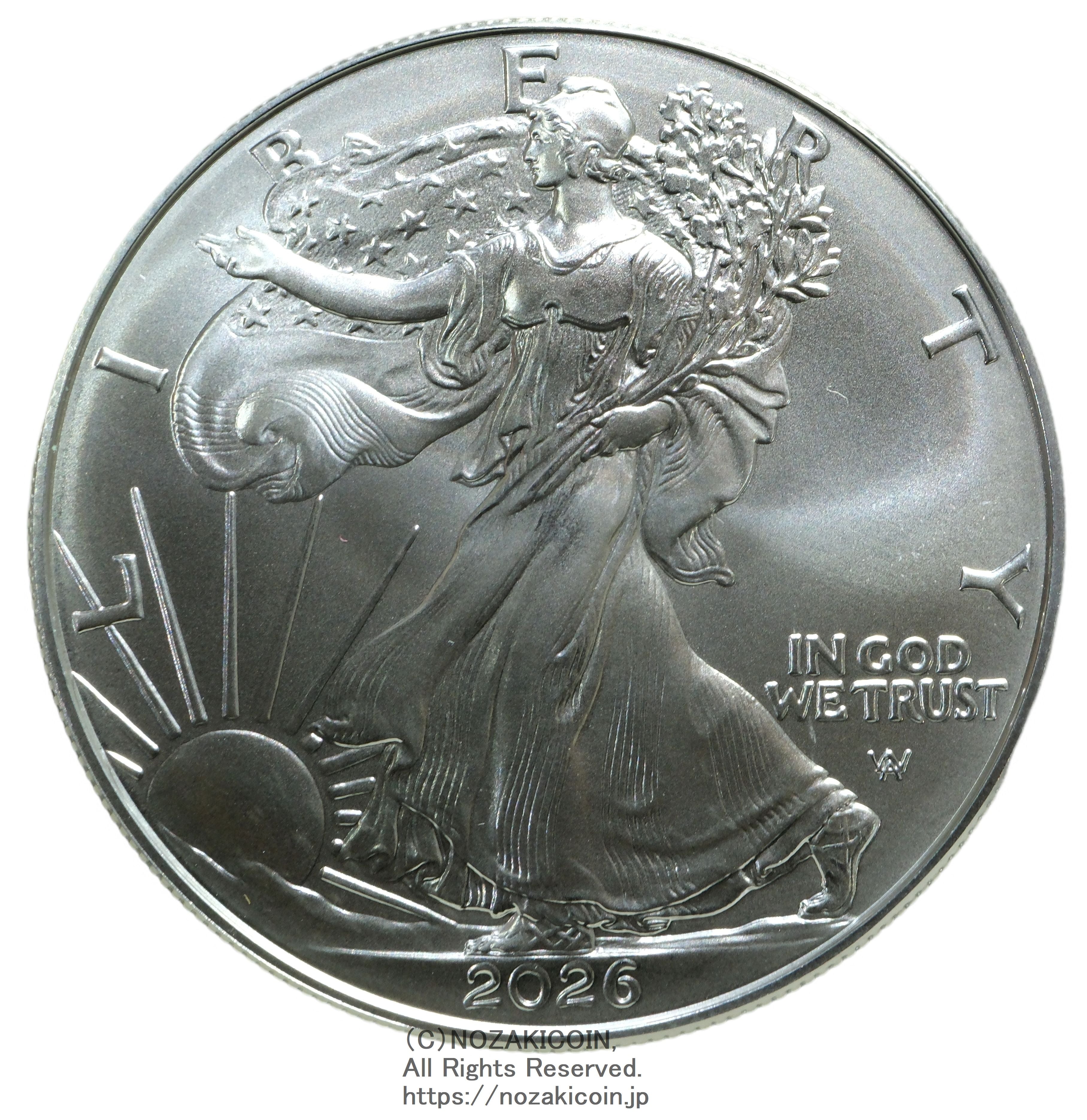 アメリカ 1ドル イーグル銀貨 2026年 – 野崎コイン アメリカ 1ドル イーグル銀貨 2026年 – 野崎コイン