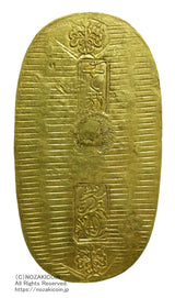 享保小判は正徳4年~元文元年(1714~1736)まで鋳造されました。品位は金861 / 銀139 量目17.78g です。鑑定書(令和7年10月28日)・桐箱付き。