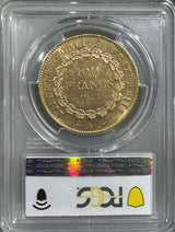 フランス エンゼル 100フラン金貨 1912A PCGS MS61