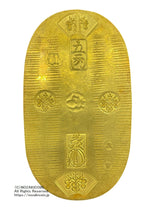 天保五両判金 献上大吉 極美品 - 野崎コイン