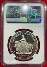 スイス 射撃祭 50フラン銀貨 2002 Zurich NGC PF67 ULTRA CAMEO 001 - 野崎コイン