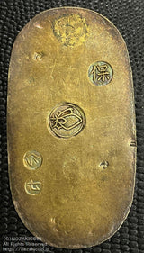 天保小判金 背刻印 へい七 キズ有 鑑定書付 934 - 野崎コイン