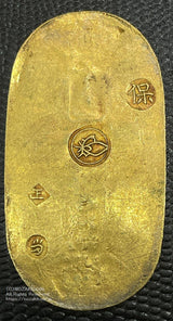 天保小判金 背刻印 正当 鑑定書付 370 - 野崎コイン