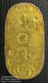 文政小判金 背刻印 八吉 鑑定書付 105 - 野崎コイン