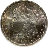 アメリカ 1ドル銀貨 1881年S NGC MS65 050