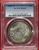 アメリカ 1ドル銀貨 1885年O PCGS MS65 699
