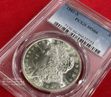 アメリカ 1ドル銀貨 1881年S PCGS MS66 753