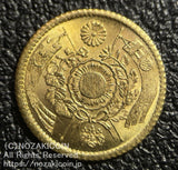 旧1円金貨 明治4年(1871)前期 発行枚数 1,841,288枚 直径 13.51mm 品位 金900 / 銅100 量目1.67g
