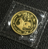 中国 1985年 パンダ金貨 1/10oz