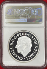 イギリス 5ポンド銀貨 2オンス 2023年 ロックバンド ポリス NGC PF69 ULTRA CAMEO FIRST RELEASES