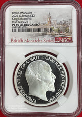 2022年1オンス純銀貨 英国2ポンド British Monarchs King Edward Ⅶ 発行枚数は限定1,350枚、プルーフ仕上げとなっています。