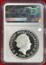 2022年2オンス純銀貨 英国5ポンド British Monarchs King Edward Ⅶ 発行枚数は限定750枚、プルーフ仕上げとなっています。