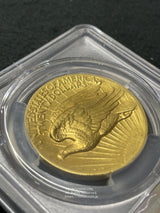 アメリカ 20ドル金貨 1907年 女神像ハイレリーフ PCGS AU55