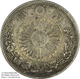 旧一円 銀貨 明治三年(1870) 無輪