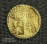 甲州金 二朱金 背定 鑑定書付 1.8g