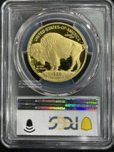 アメリカ 50ドルプルーフ金貨 バッファロー 2019年-W PCGS PR69DCAM