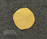 甲州一朱金 無背 鑑定書付 0.9g