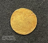 甲州二朱金 無背 鑑定書付 1.8g