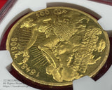 オーストリア 雲上の女神 100コロナ金貨 1908年 フランツ・ヨーゼフ NGC PF60 CAMEO カメオ