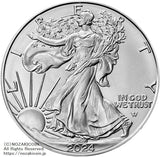 アメリカ1ドル銀貨  純銀 1オンス  カプセル封入