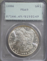 モルガン
1ドル未使用
1887年