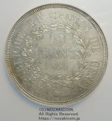 10フラン 1851年
ジュネーブ
NGC UNC DETAILS CLEANED