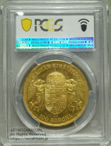 Hungary 100korona
100コロナ金貨1908年再鋳貨