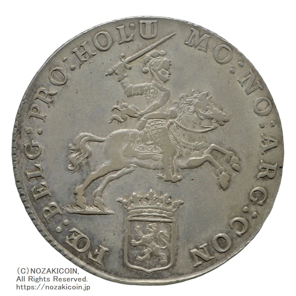 オランダ 1/2ドュカトン銀貨 1772年 – 野崎コイン