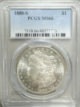 モルガン1ドル銀貨
未使用
1880年 S