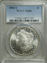 モルガン1ドル銀貨
未使用
1880年 S