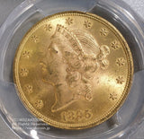 アメリカ 20ドル金貨 リバティヘッド 1895年 PCGS MS63+