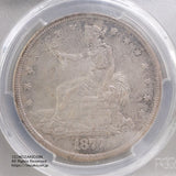 米国貿易銀貨 シルバー90%
1876年 サンフランシスコ造幣局
アメリカPCGS社スラブ