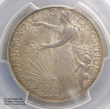 1915年50セント銀貨
パナマパシフィック万博記念