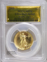 2009年20ドル金貨ウルトラハイレリーフ
PCGS MS70 完全品
金ラベル
トップランク