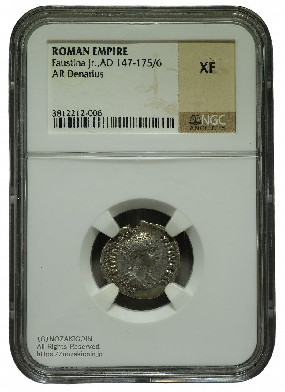 デナリウス銀貨 ローマ帝国 AD147-175/6 デナリウス銀貨 NGC XF – 野崎コイン