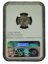 AD161-180
ローマ帝国の黄金期を代表する銀貨。NGC XF(エクセレント・ファイン)グレード認定により、優れた保存状態が保証されています。古代ローマの造幣技術と芸術性が明確に表現された表面、複雑な肖像彫刻、精密な銘文が特徴です。歴史的重要性と美術的価値を兼ね備えた、1800年以上前の遺産です。