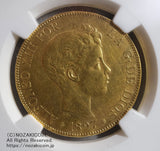 スペイン100ペセタ金貨 修正