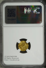 インド ハイデラバード 1/4モハール金貨 AH1273-1285 アフザル・ウッダウラ NGC MS66
