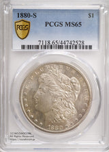 モルガン1ドル銀貨
未使用
1880年 S