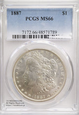 モルガン1ドル銀貨
未使用
1887年