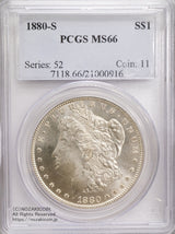 モルガン1ドル銀貨
未使用
1880年S