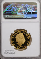 イギリス ブリタニア金貨 2018 50ポンド NGC PF69 ULTRA CAMEO