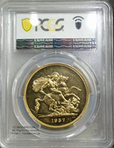 1937 5£ PCGS PR61 Great Britain
ジョージ6世