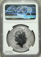 イギリス 2ポンド銀貨 2021年 エリザベス女王 NGC MS70 First Releases
NGC 2021 Great Britain £2 The Valiant NGC MS70 First Releases