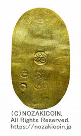 万延小判は万延元年~慶応3年(1860~1867)まで鋳造されました。品位は金574 / 銀426 量目3.3g です。小型で雛小判とも呼ばれます。鑑定書(令和7年12月16日)・桐箱付き。