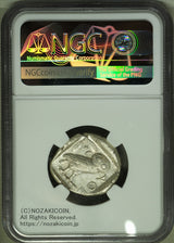 古代ギリシャ アッティカ-アテネ 440-404BCテトラドラクマ銀貨 17.18g NGC Ch XF